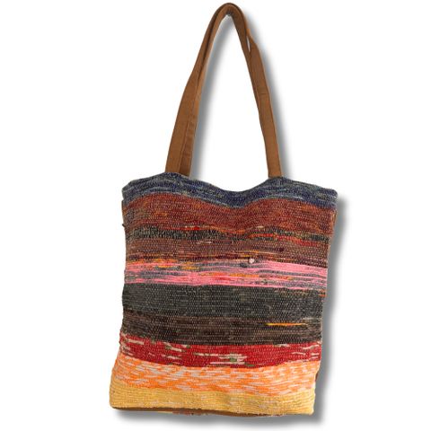 Shades of Lavender Recycled Big Rug Bag