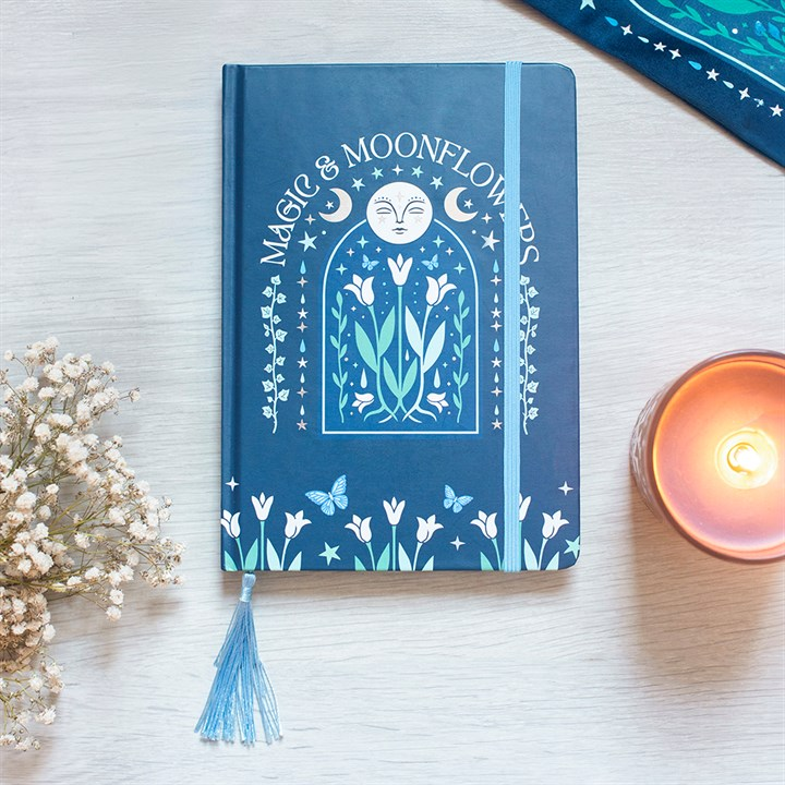 Magic & Moonflowers A5 Notebook | 200 Lined Pages