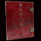 Huge 7 Chakra Leather Book