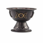Antique Copper Ritual Chalice Triple Moon