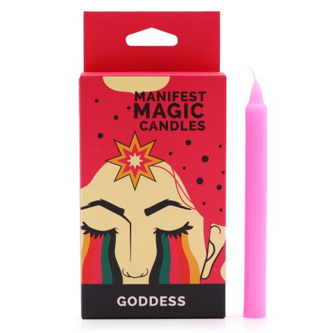 Pink Manifest Magic Candles – Pack of 12 | Love, Compassion & Self-Care
