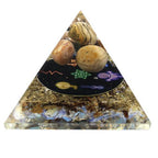Midnight Reiki Orgonite Pyramid | 70mm