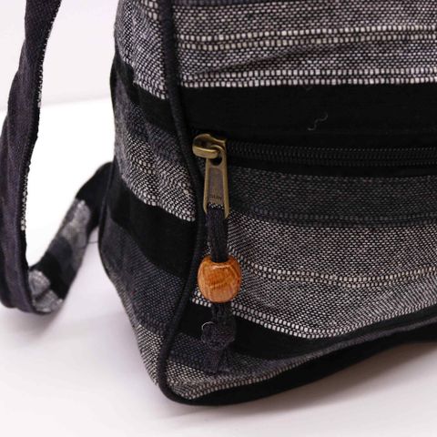 Nepal Sling Bag with Adjustable Strap Mountain Granite