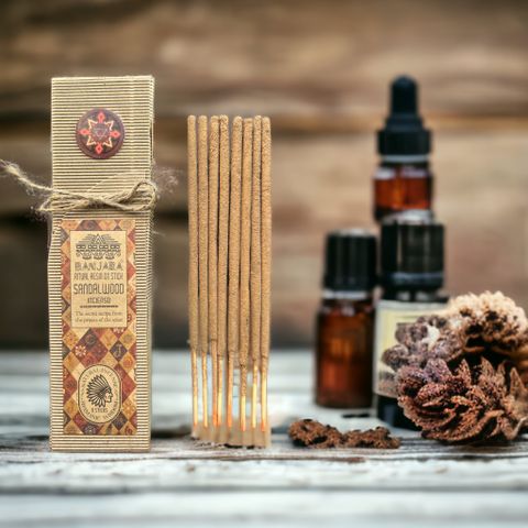 Sandalwood Ritual Resin Incense Sticks | Pack of 8