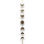Brass Moon Phases Drop with Bell 25cm