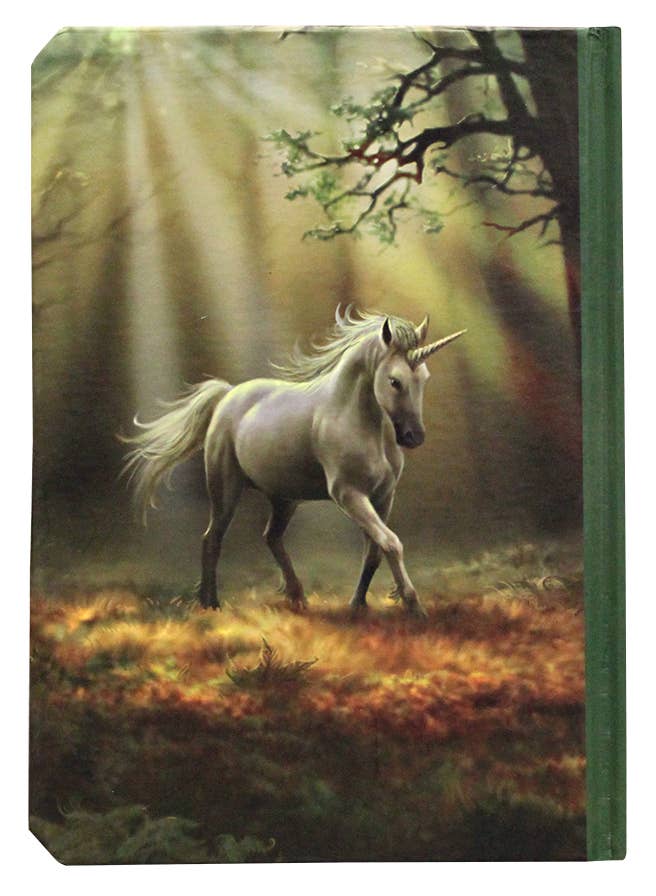 Anne Stokes Hardback Journal — Glimpse of a Unicorn & Kindred Spirits