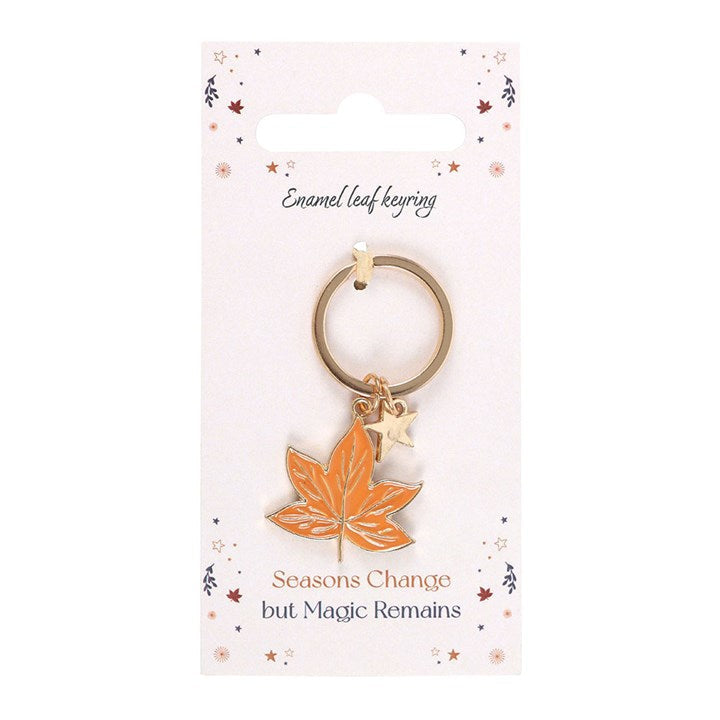 Eleanoras Autumn Magic Leaf Keyring Keyrings