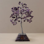 Amethyst Gemstone Tree with Organite Base - 160 Stone