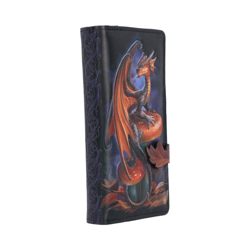 Anne Stokes Mushroom Dragon Embossed Purse