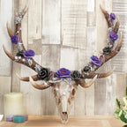 Antlers of Eden Floral Decorated Animal Deer Skull