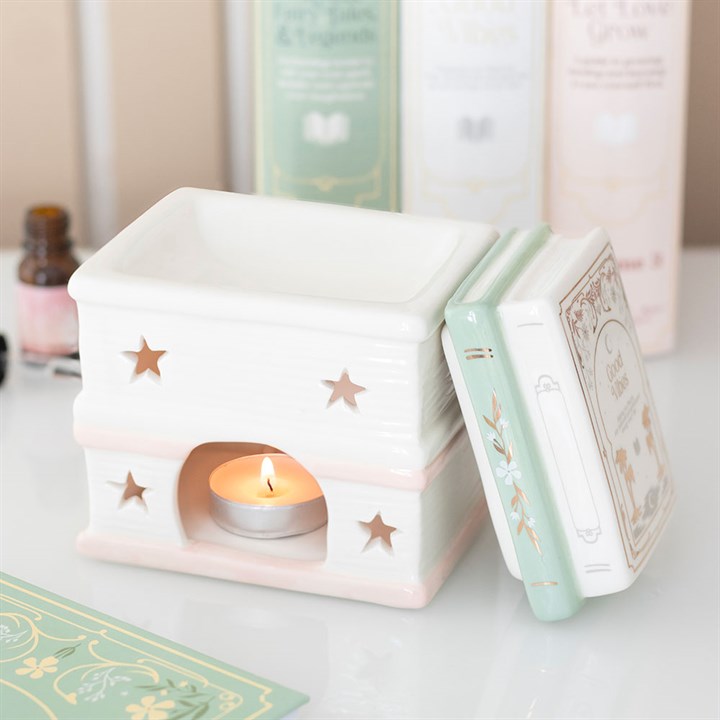 Eleanoras Book Stack Oil Burner 
