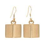Book Worm Earrings