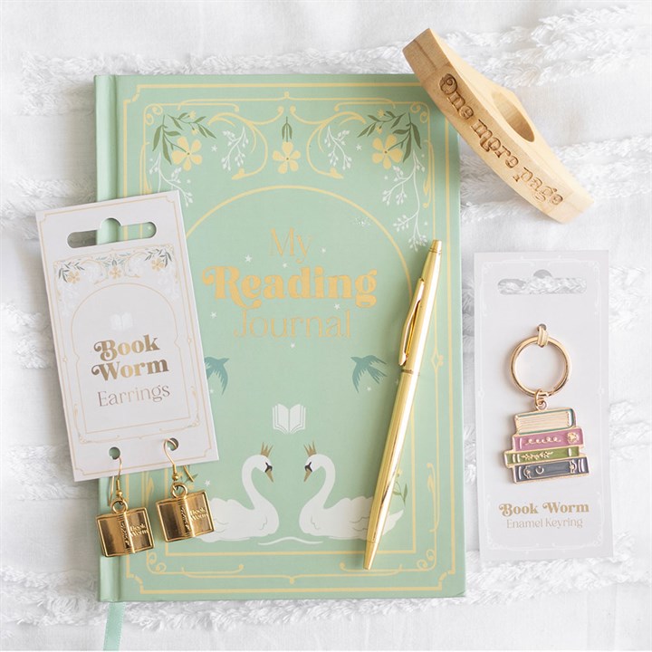 Eleanoras Book Worm Keyring Keyrings