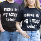 Eleanoras Black is My Happy Colour Unisex T-shirt Size M T-Shirts