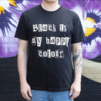 Eleanoras Black is My Happy Colour Unisex T-shirt Size M T-Shirts