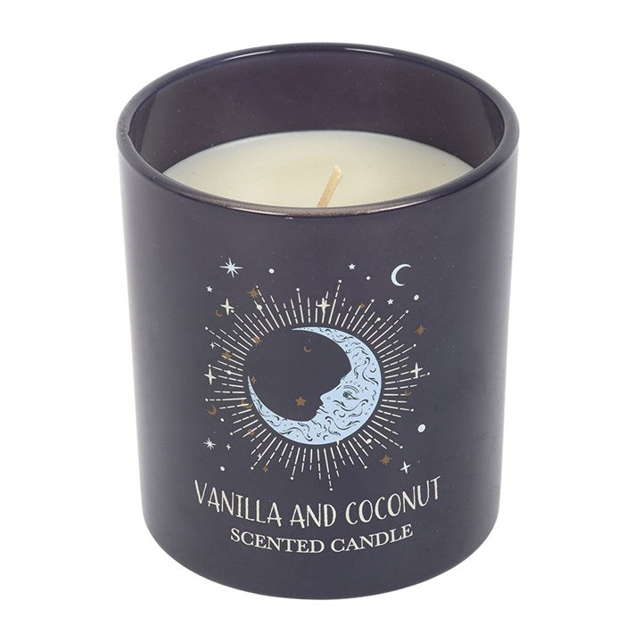Blue Moon Vanilla & Coconut Scented Candle | Celestial
