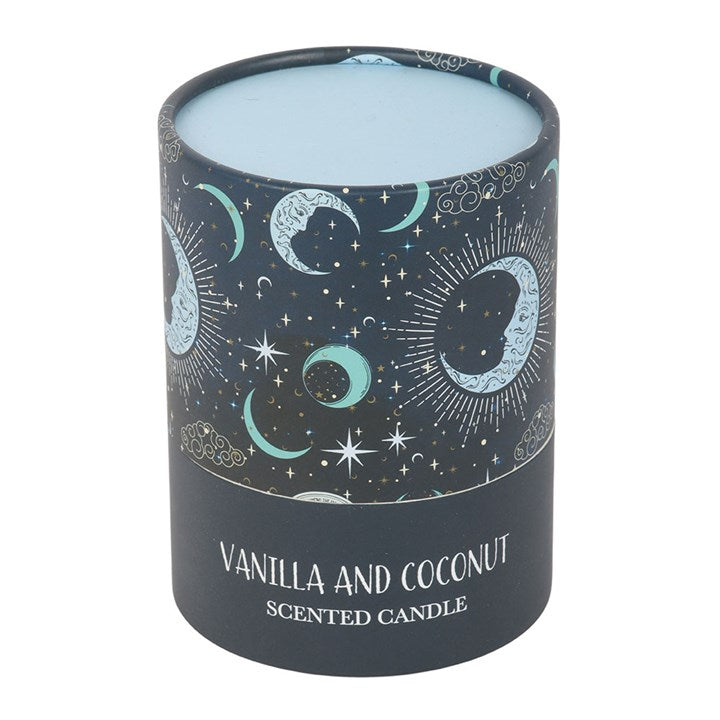 Blue Moon Vanilla & Coconut Scented Candle | Celestial