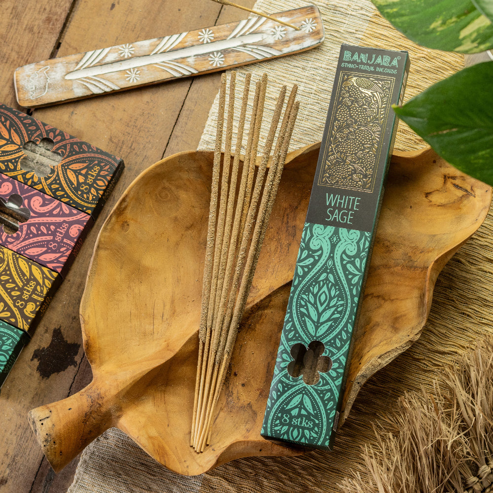 White Sage Extra Long Smudge Sticks - Banjara