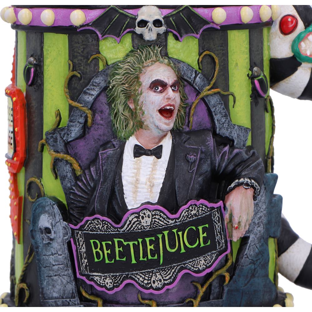 Beetlejuice Tankard 15.5cm | Officially Licensed Ceramic Collectible Mug