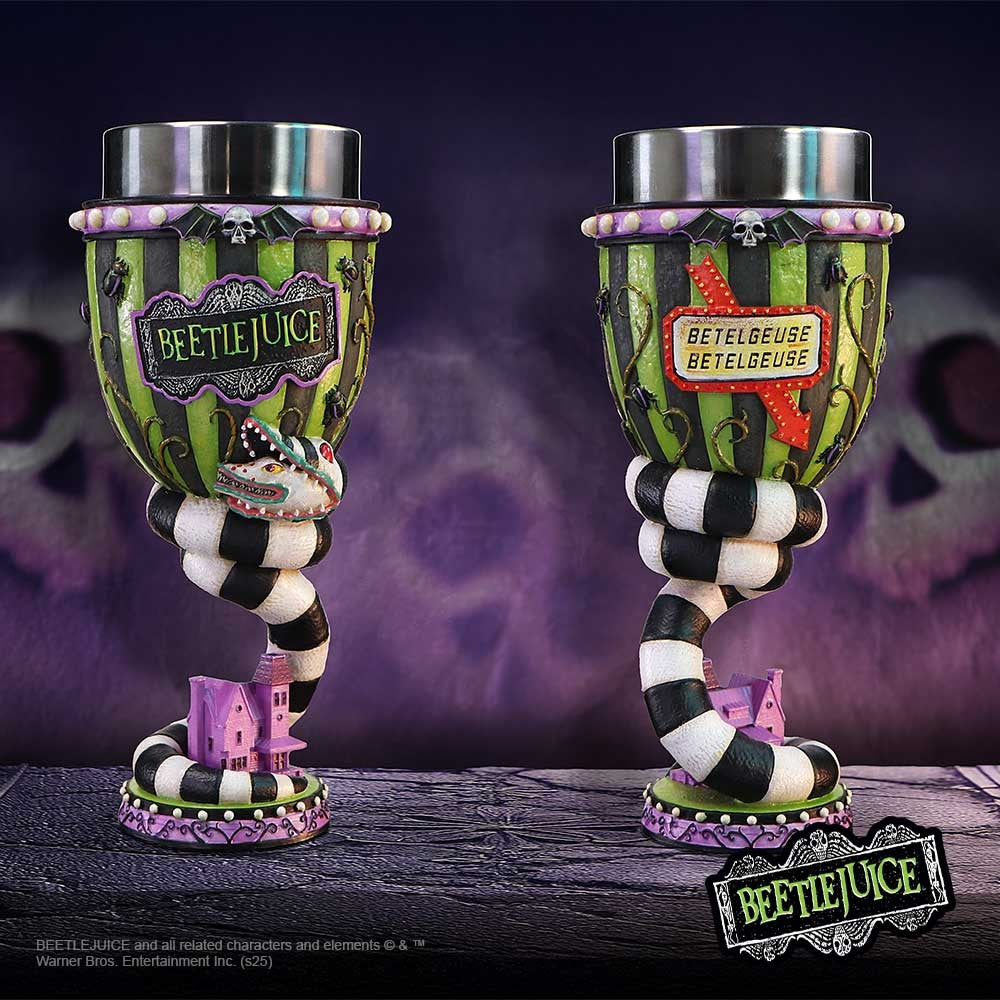 Beetlejuice Sandworm Goblet 20.2cm | Officially Licensed Tim Burton Drinkware