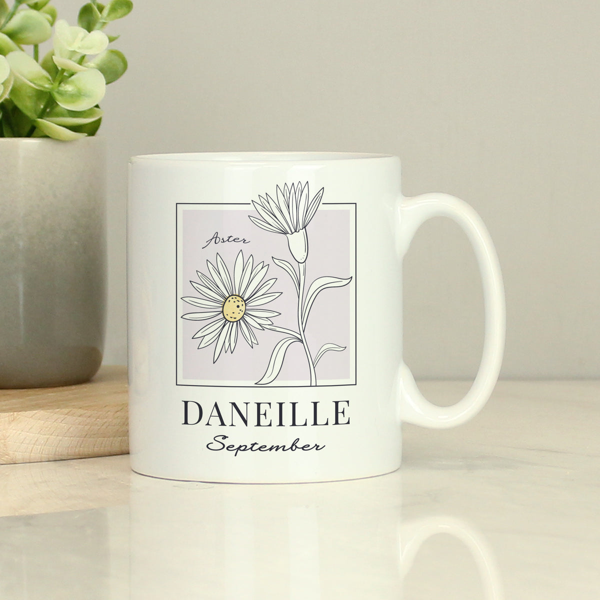 Birth Flower Mug | Personalised