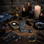 Blue Moon Phase Crescent Moon Keyring