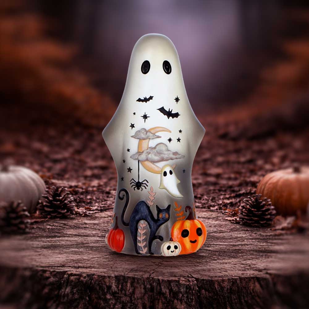 Boo-Who? Mortimer Ghost Figurine 13.5cm - Nemesis Now