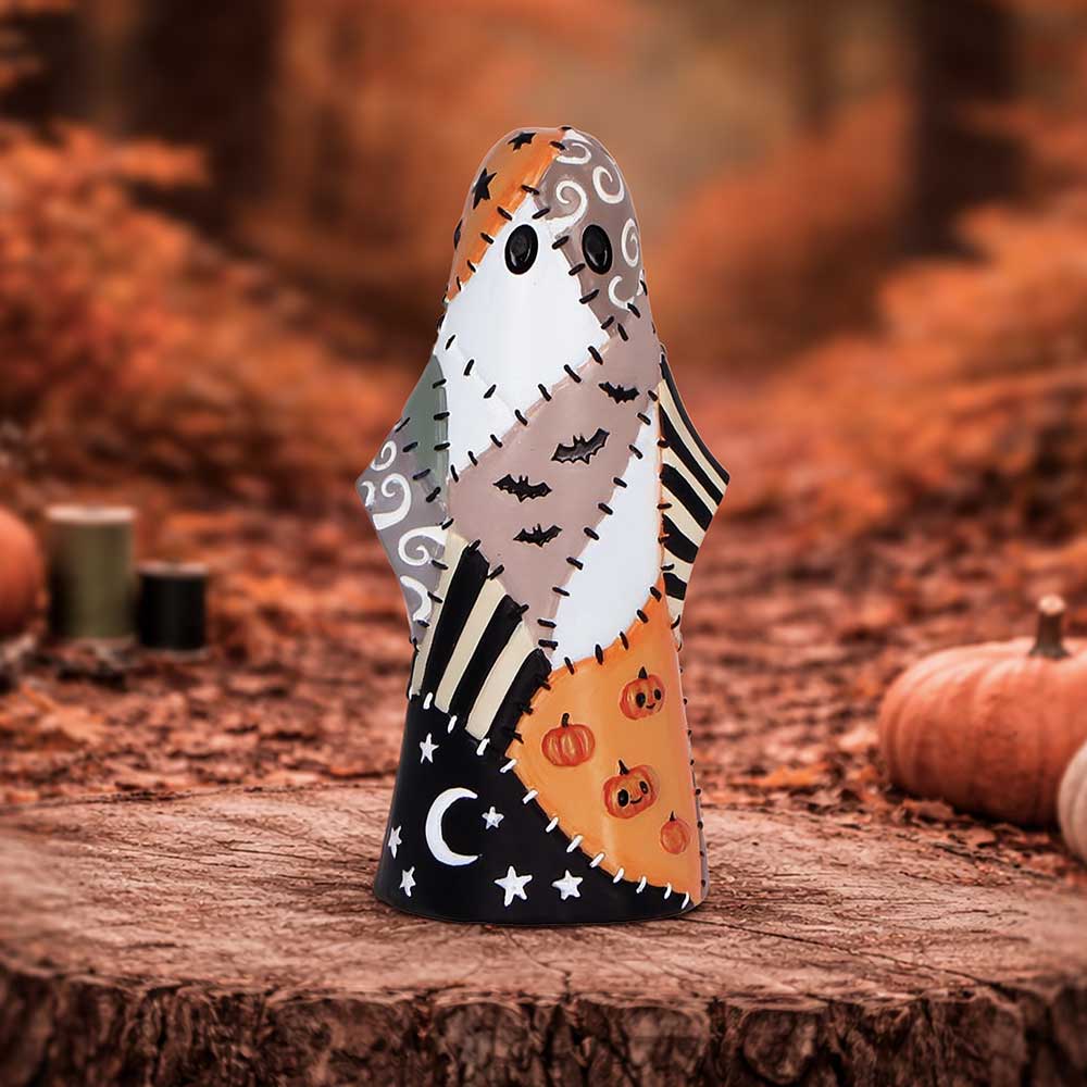 Boo-Who? Patch Ghost Figurine 13.4cm - Nemesis Now