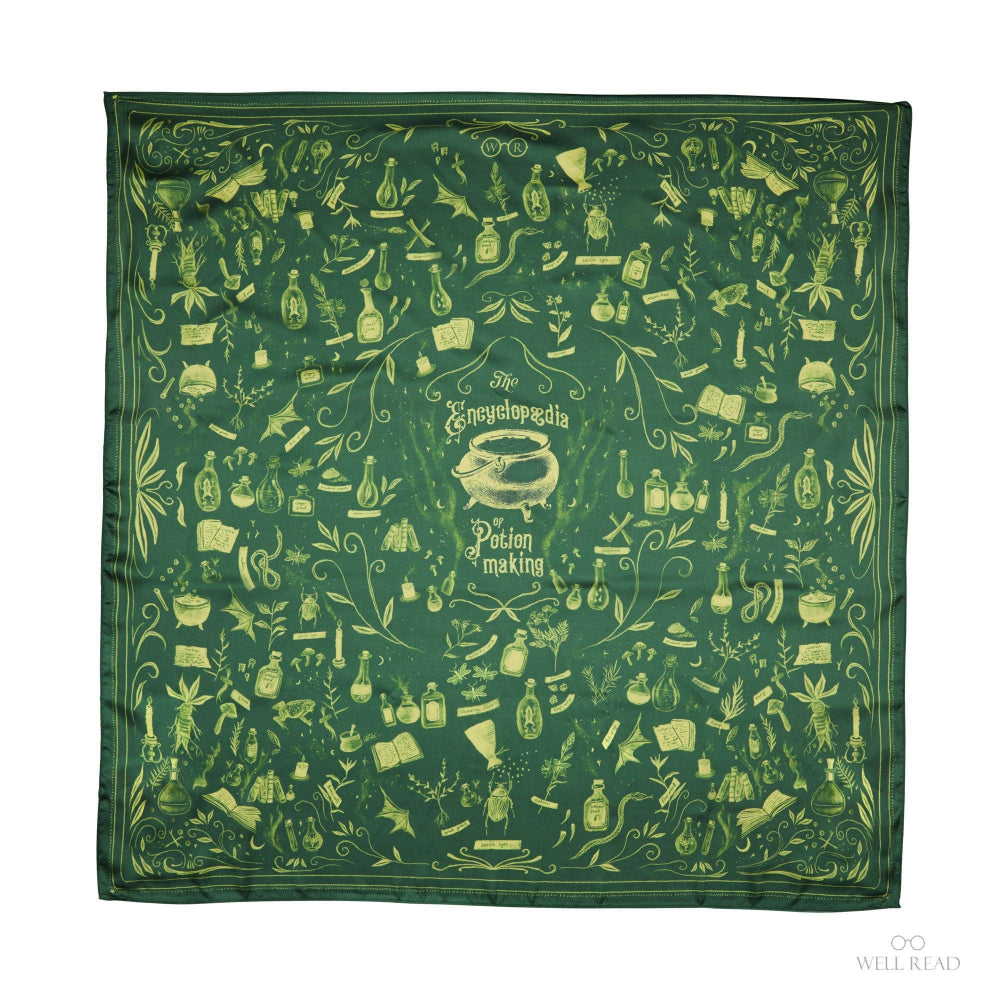 The Encyclopedia of Potion Making Bookish Scarf