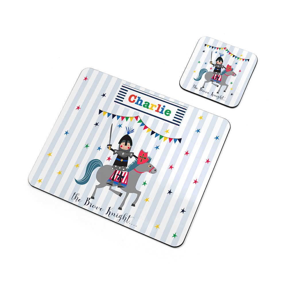 Brave Knight Placemat Set | Personalised