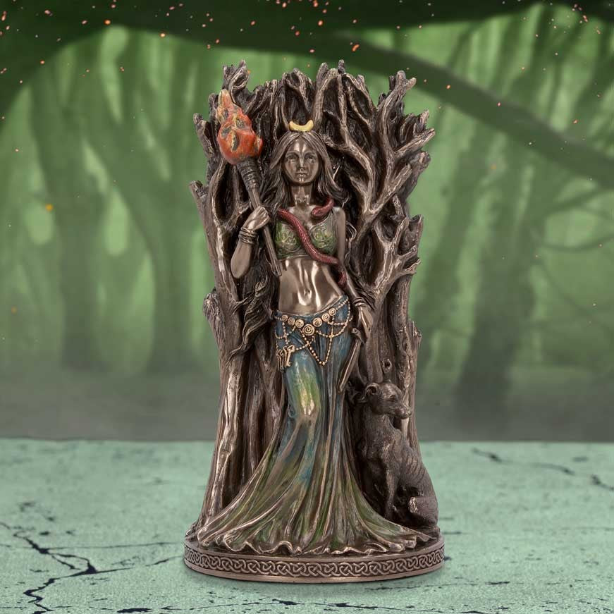Hekate Goddess of Magic & Witchcraft Bronze Figurine 21cm | Nemesis Now