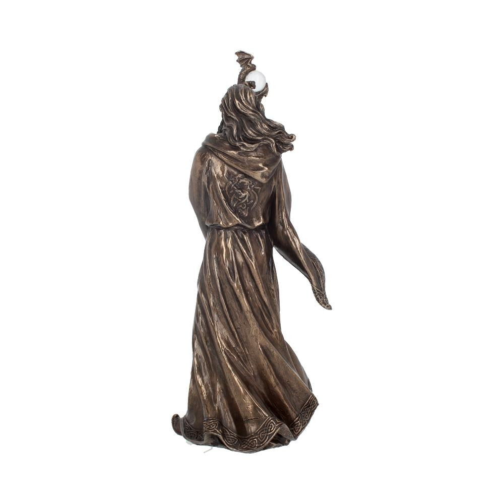 Merlin the Wizard Bronze Figurine | Arthurian Sorcerer Statue | Nemesis Now