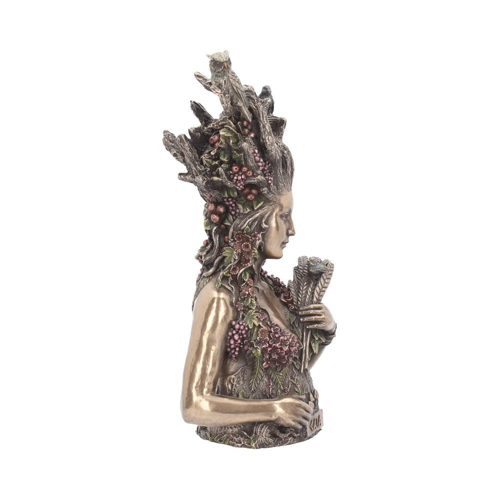 Gaia Mother Earth Bronze Bust 26cm | Greek Primordial Goddess Figurine | Nemesis Now