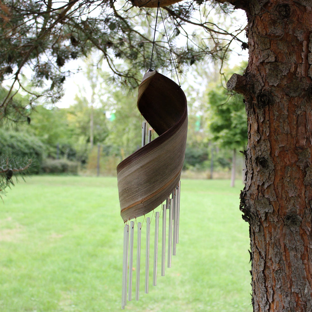 Natural Coconut Leaf Wind Chimes