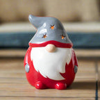 Eleanoras Red & Grey Gonk Tealight Holder Candle Holders