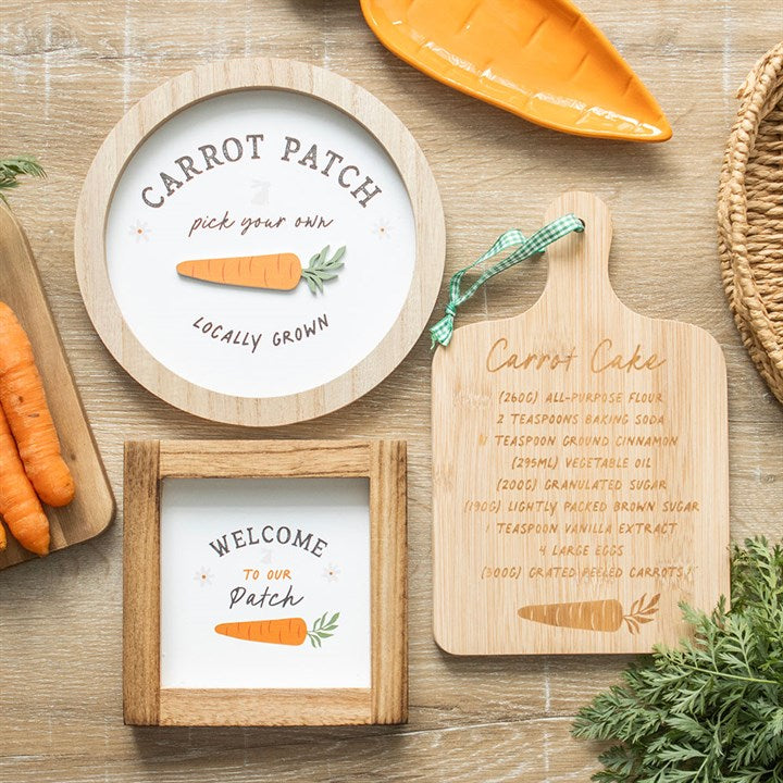 Eleanoras Welcome To Our Patch Wooden Frame Sign Signs & Plaques