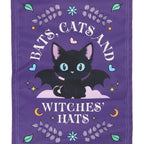 Eleanoras Bats, Cats and Witches Hats Fabric Wall Hanging Wall Hangings