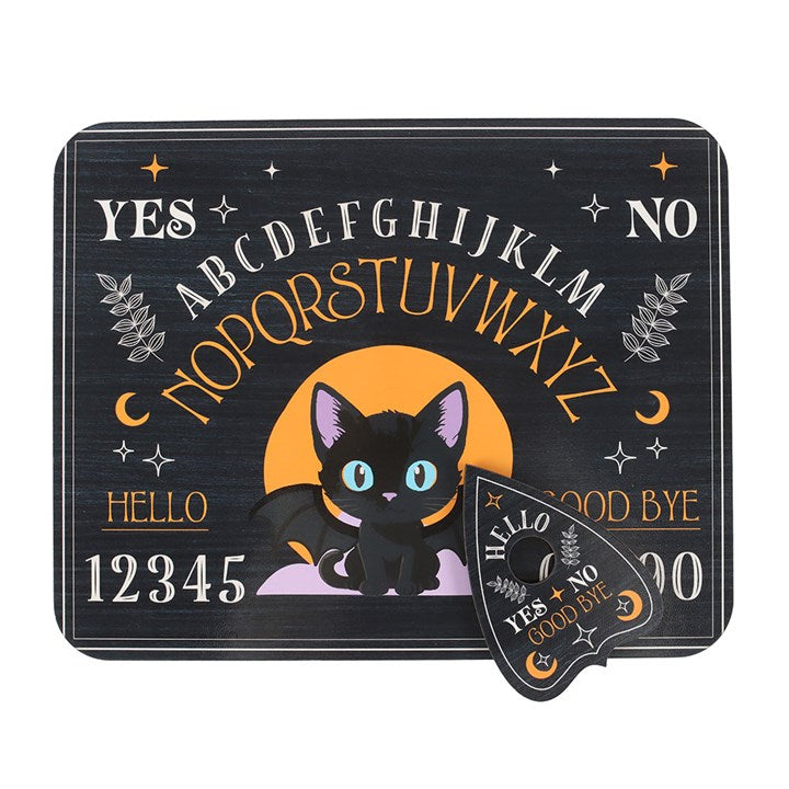 Eleanoras Cute and Creepy Bat Cat Talking Board with Planchette 