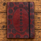 Chakra Mandala Notebook with Strap - Medium