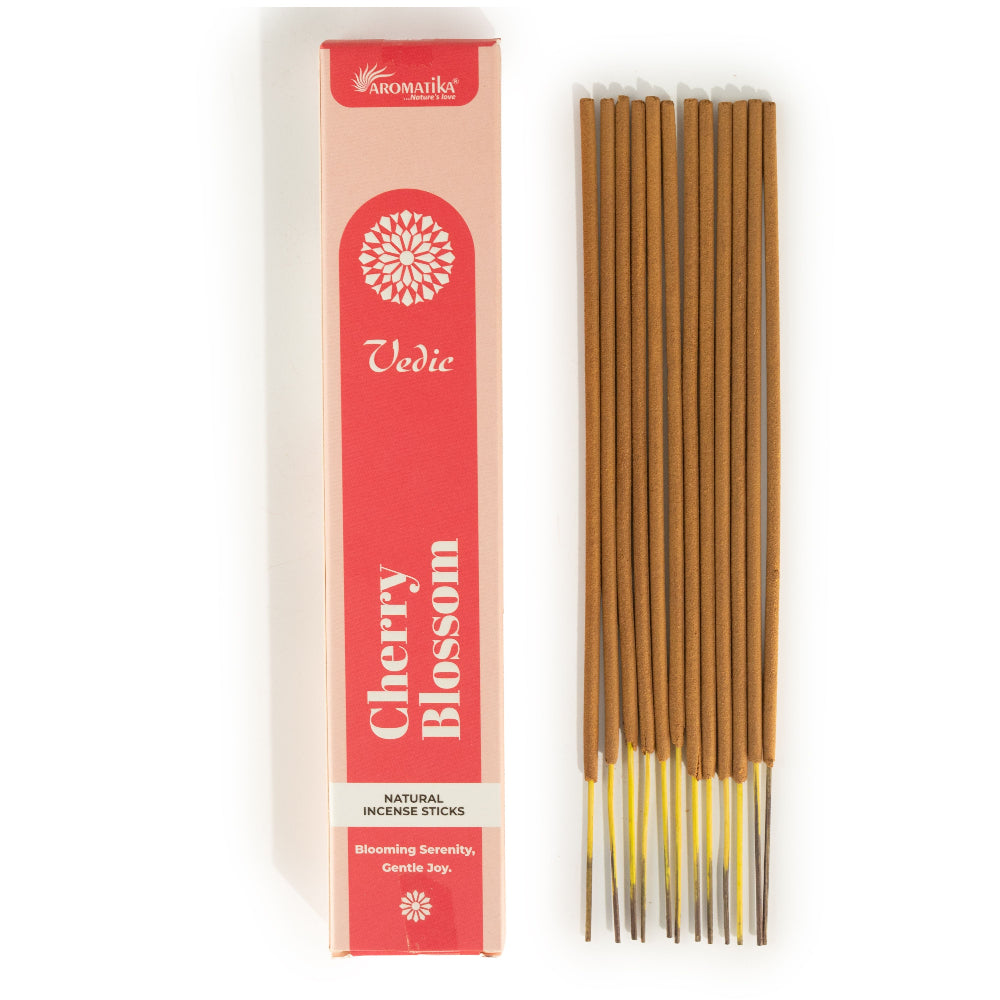 Cherry Blossom Vedic Incense Sticks - Aromatika