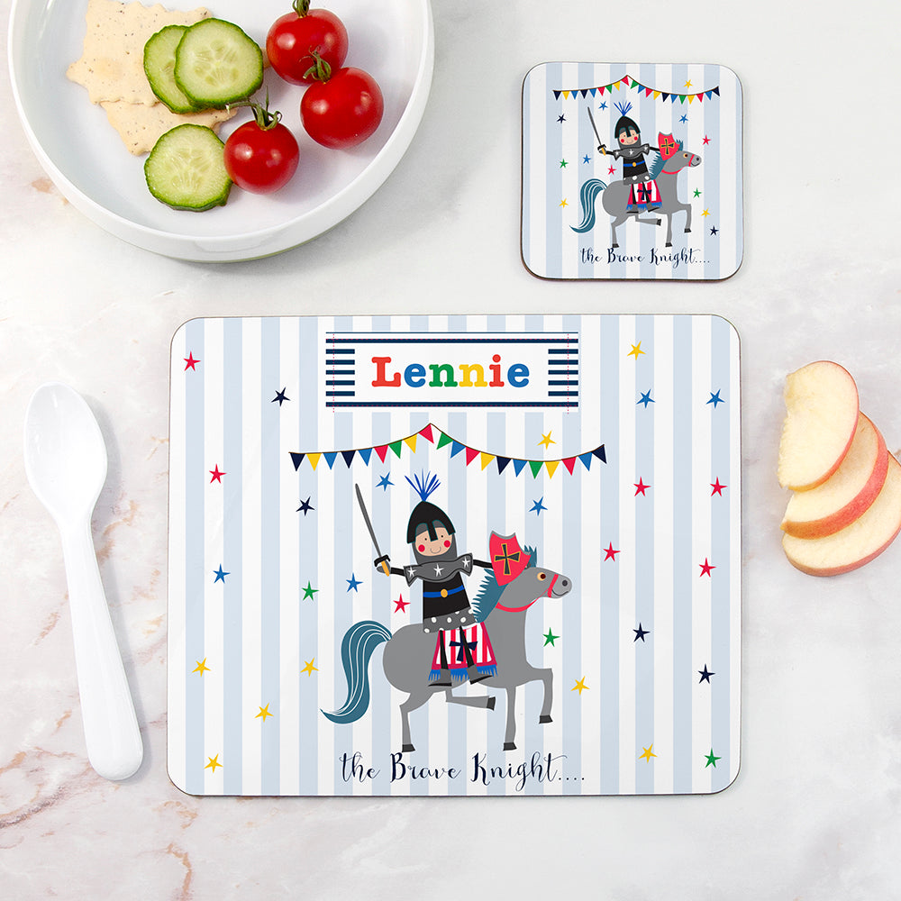 Brave Knight Placemat Set | Personalised