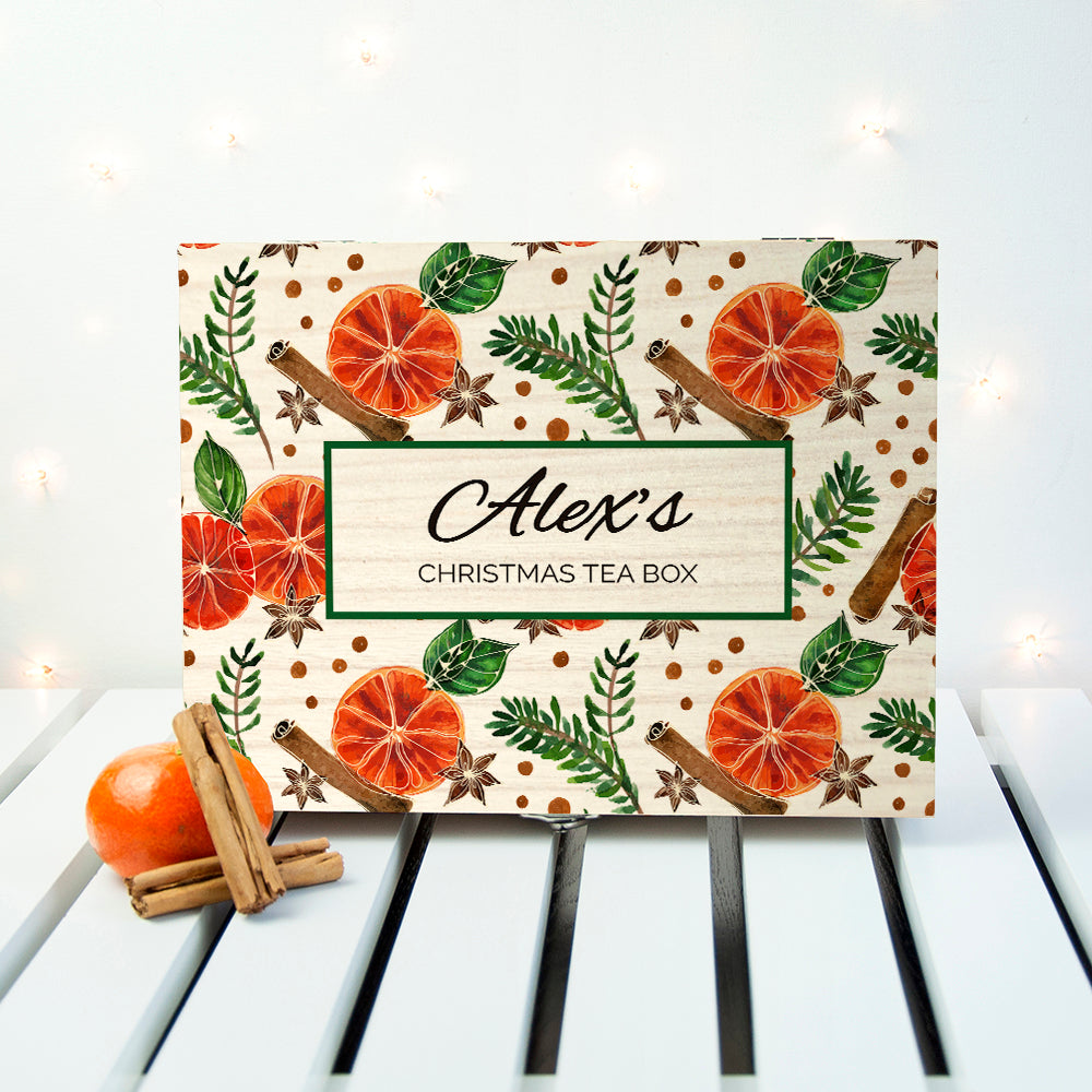 Christmas Spices Tea Box | Personalised