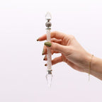 Clear Quartz Shiva Lingam Magic Wand | Wisdom & Clarity | 19.5cm
