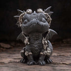 Coglet Black Steampunk Dragon Figurine 17.7cm