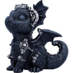 Coglet Black Steampunk Dragon Figurine 17.7cm