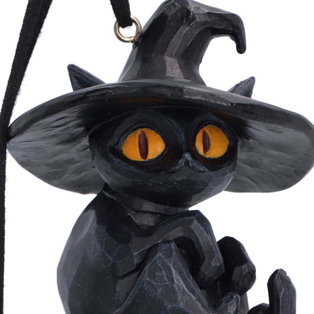 Curse and Claw Halloween Cats Hanging Ornaments | Set of 2