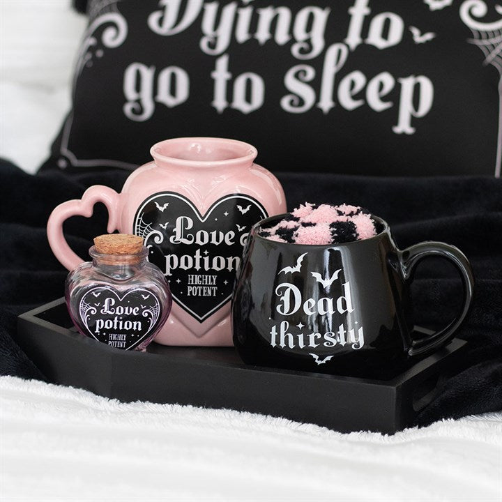 Eleanoras Love Potion Decorative Glass Heart Potion Bottle 