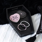 Eleanoras Plain Black Coffin Trinket Tray Trinket Dishes