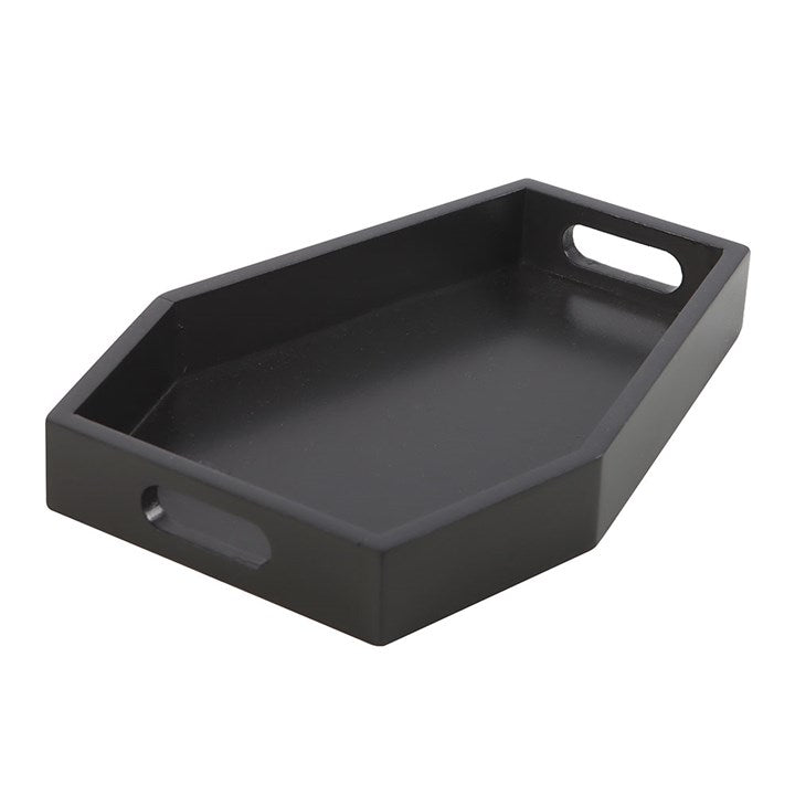 Eleanoras Plain Black Coffin Trinket Tray Trinket Dishes