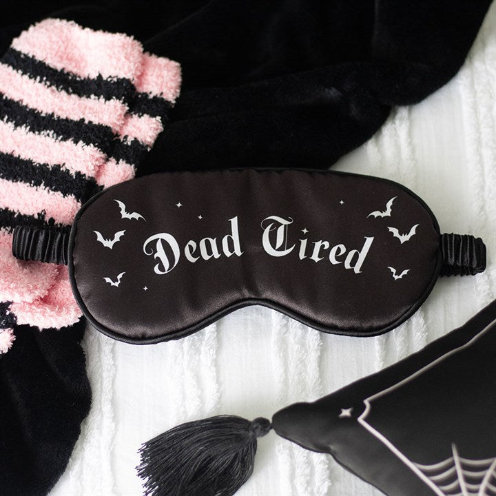 Eleanoras Dead Tired Satin Sleep Mask Beauty Accessories